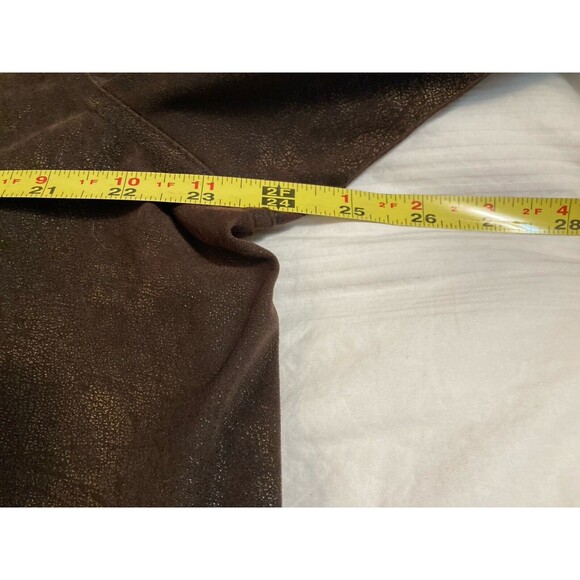 BAMBOO TRADERS Womens Brown Gold Coat Jacket 1X - Picture 8 of 14